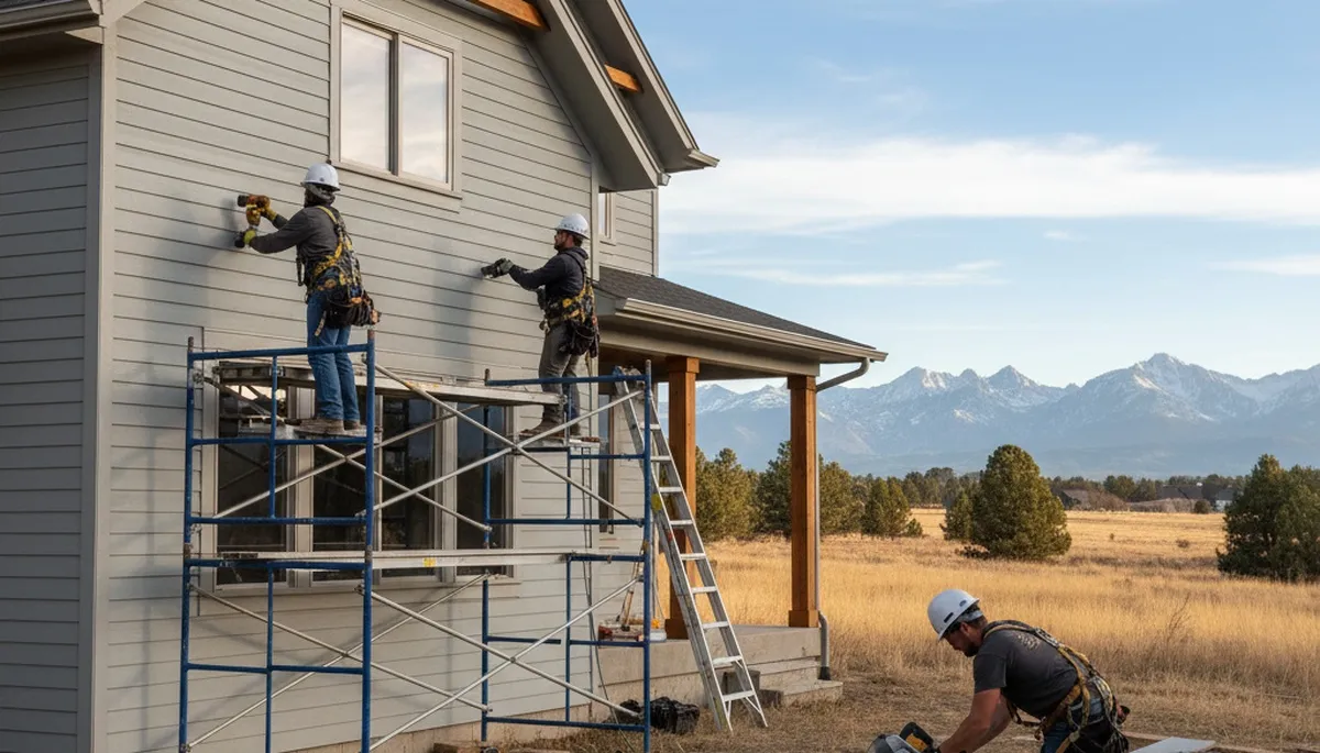 Vinyl siding installation in Fort Collins, CO by a professional siding contractor