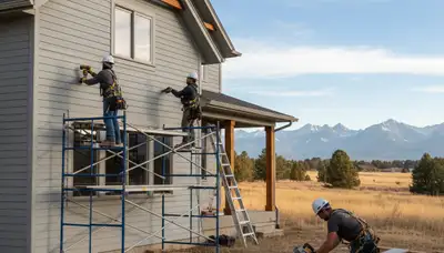 Vinyl siding installation in Fort Collins, CO by a professional siding contractor