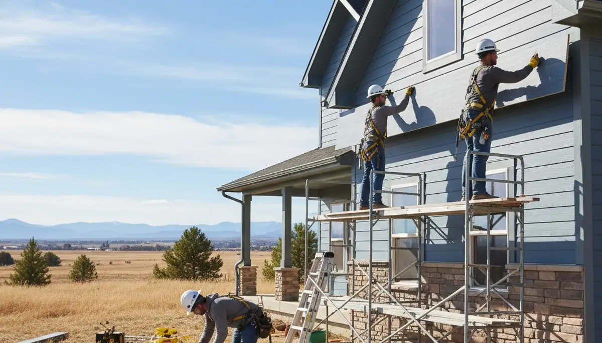 Fort Collins, CO vinyl siding installation by a professional siding contractor