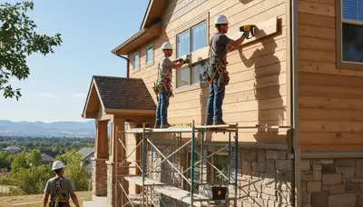 Vinyl siding installation in Fort Collins, CO for a local home exterior upgrade