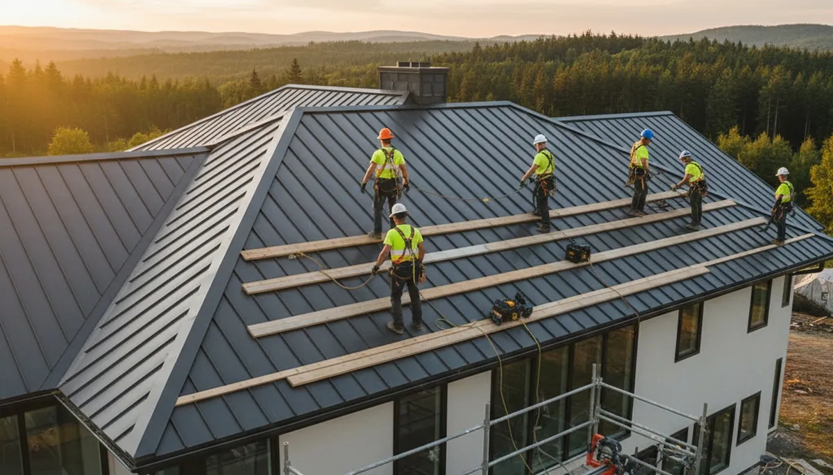 Fort Collins, CO metal roofing installation by FX Remodeling & Exteriors for durable weather protection