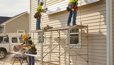 Vinyl siding installation on a Fort Collins, CO home by FX Remodeling & Exteriors