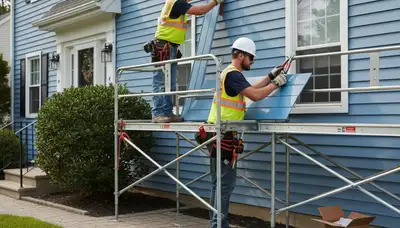 Fort Collins, CO vinyl siding repair by FX Remodeling & Exteriors on a home exterior