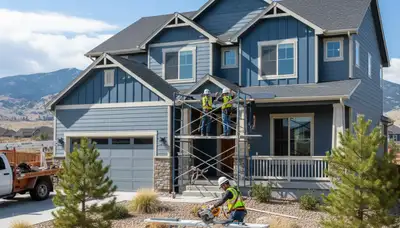 Vinyl siding installation for a Fort Collins, CO home by a professional siding contractor
