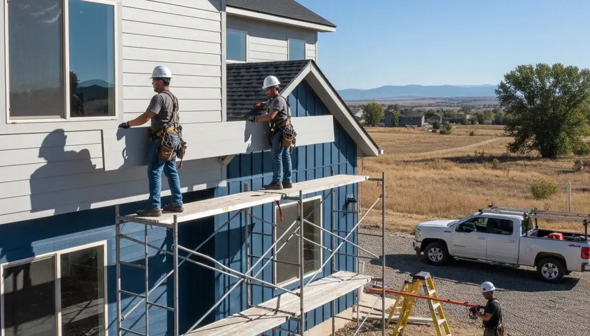 Vinyl siding installation in Fort Collins, CO by a professional siding contractor