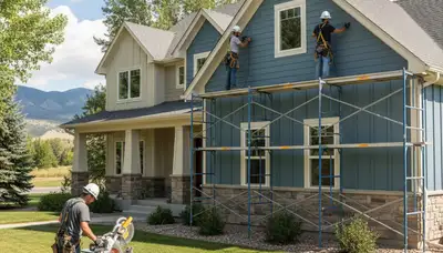 Vinyl siding installation in Fort Collins, CO by a professional siding contractor