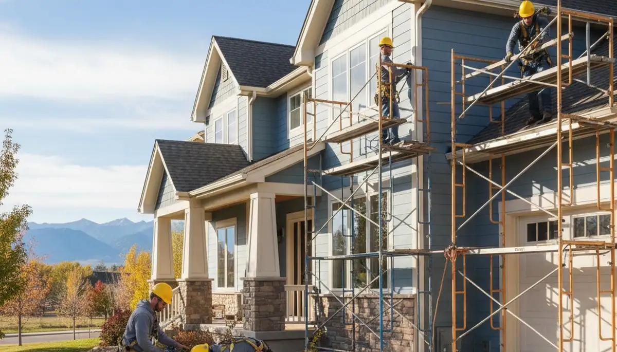 Vinyl siding installation in Fort Collins, CO for a residential exterior upgrade